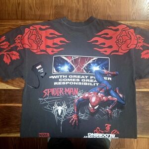 Civil Regime/Spider-Man Men's Graphic T-Shirt